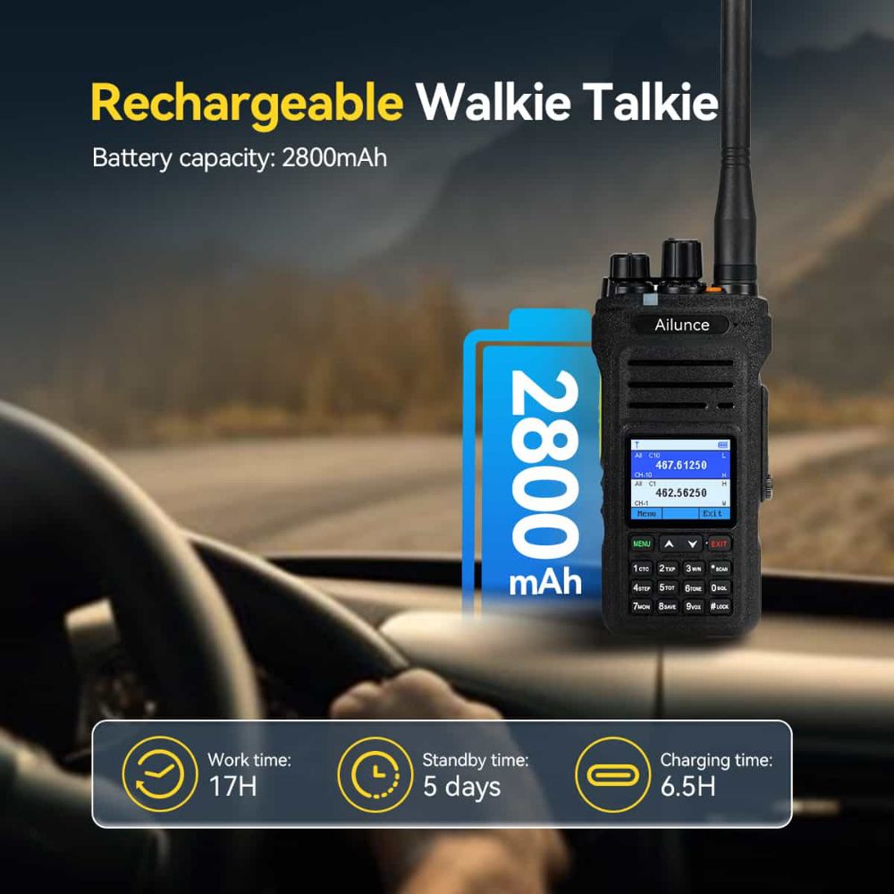 Ailunce HA1G IP67 Waterproof GMRS Radio