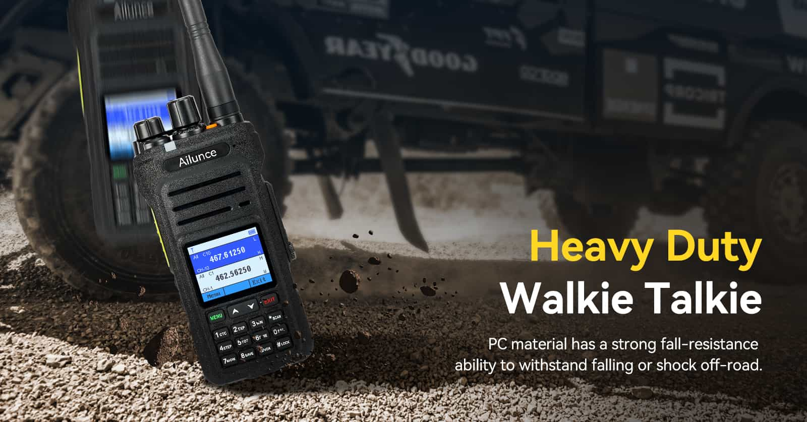 HA1G-Heavy Duty Walkie Talkie